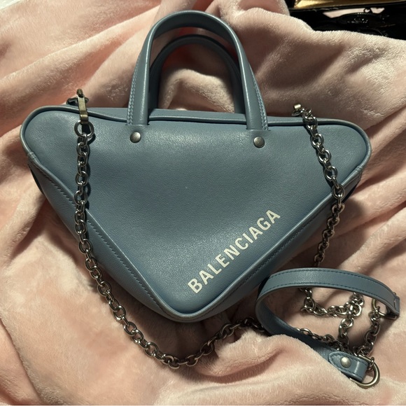 Balenciaga Blue Shoulder Bag with Structured Design - Picture 1 of 4